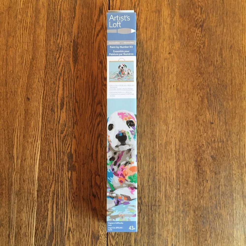 Gift Artist's Loft Paint by Number Kit Dog
